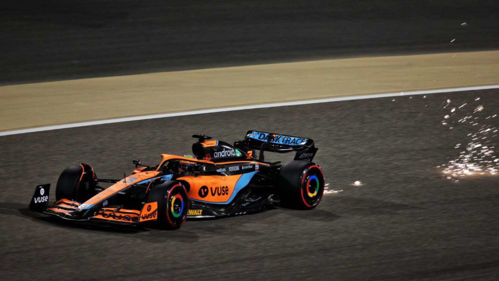 McLaren's MCL36 at Bahrain