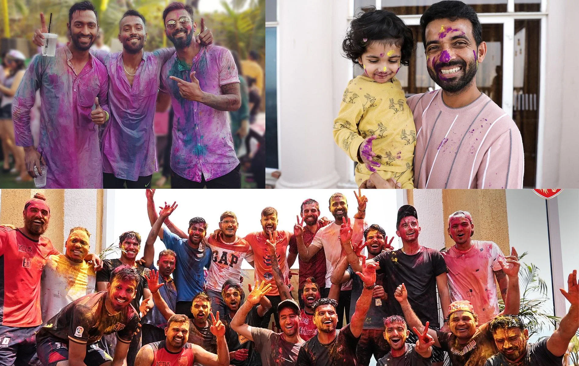 The IPL franchises wish their fans Happy Holi and share pictures and videos of the occasion