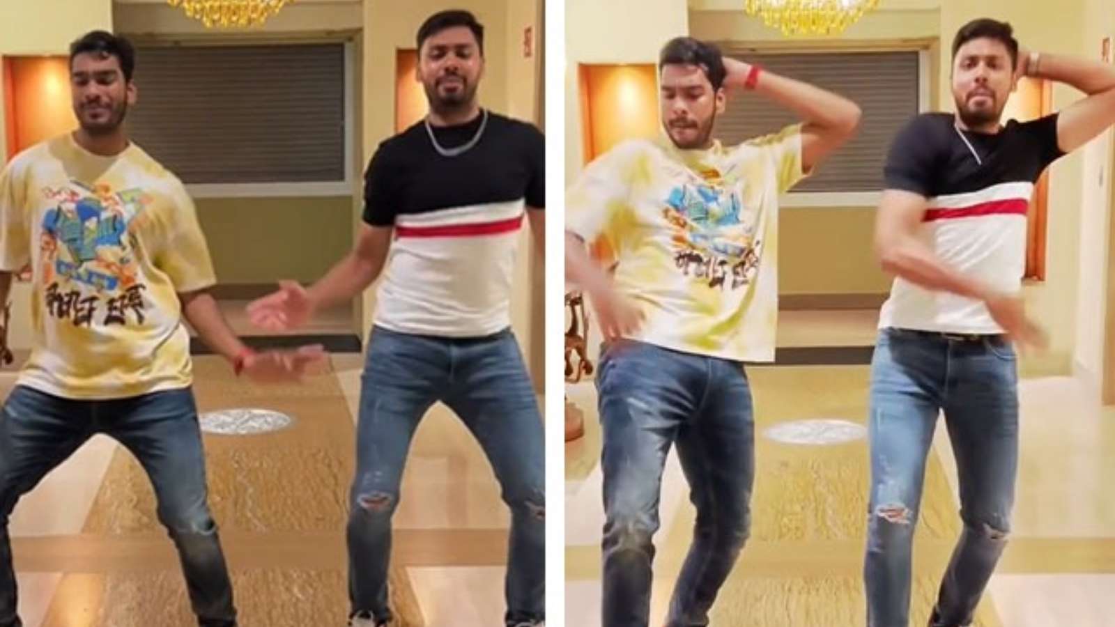 Watch: Venkatesh Iyer and Avesh Khan participate in the ‘Arabic Kuthu’ challenge