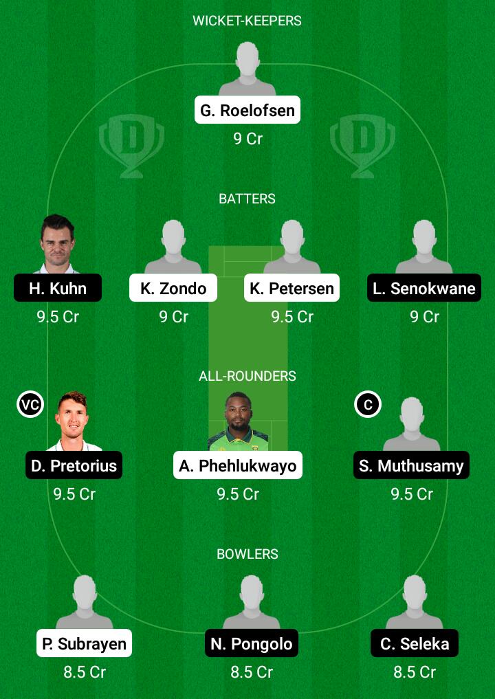 Dream 11 Fantasy Team 1 For DOL vs NWD