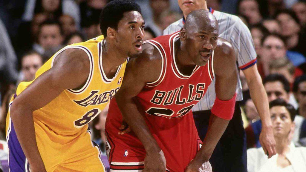 Kobe Bryant and Michael Jordan