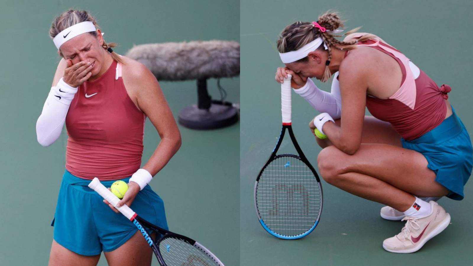 Victoria Azarenka deletes her social media accounts after mid-match breakdown at the Indian Wells