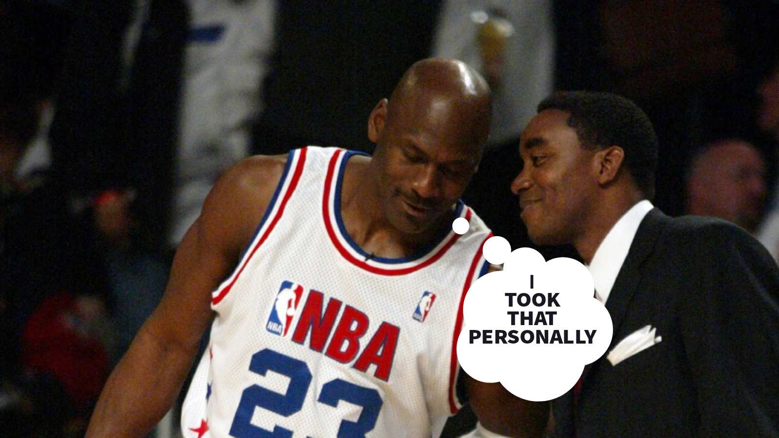 ” I was trying to be nice to Isaiah Thomas but he kept talking behind my back” Michael Jordan admitted to wanting to be on good terms with the Pistons guard