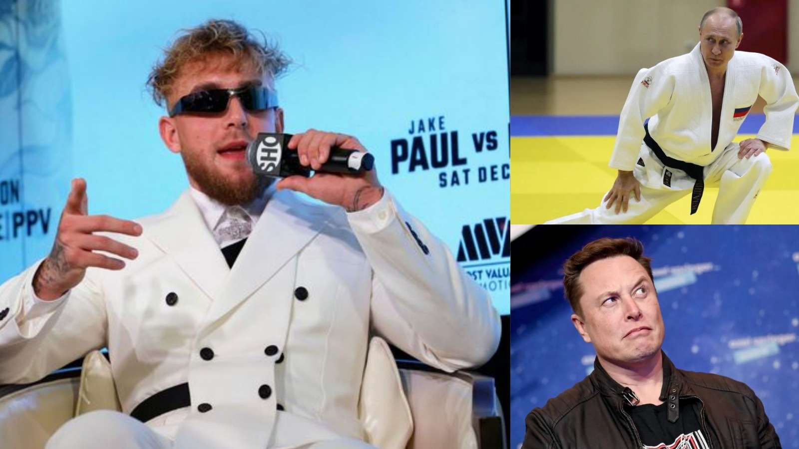 Jake Paul jokingly lobbies for a fight between Elon Musk and Vladimir Putin, offers to fight Conor McGregor on the same card