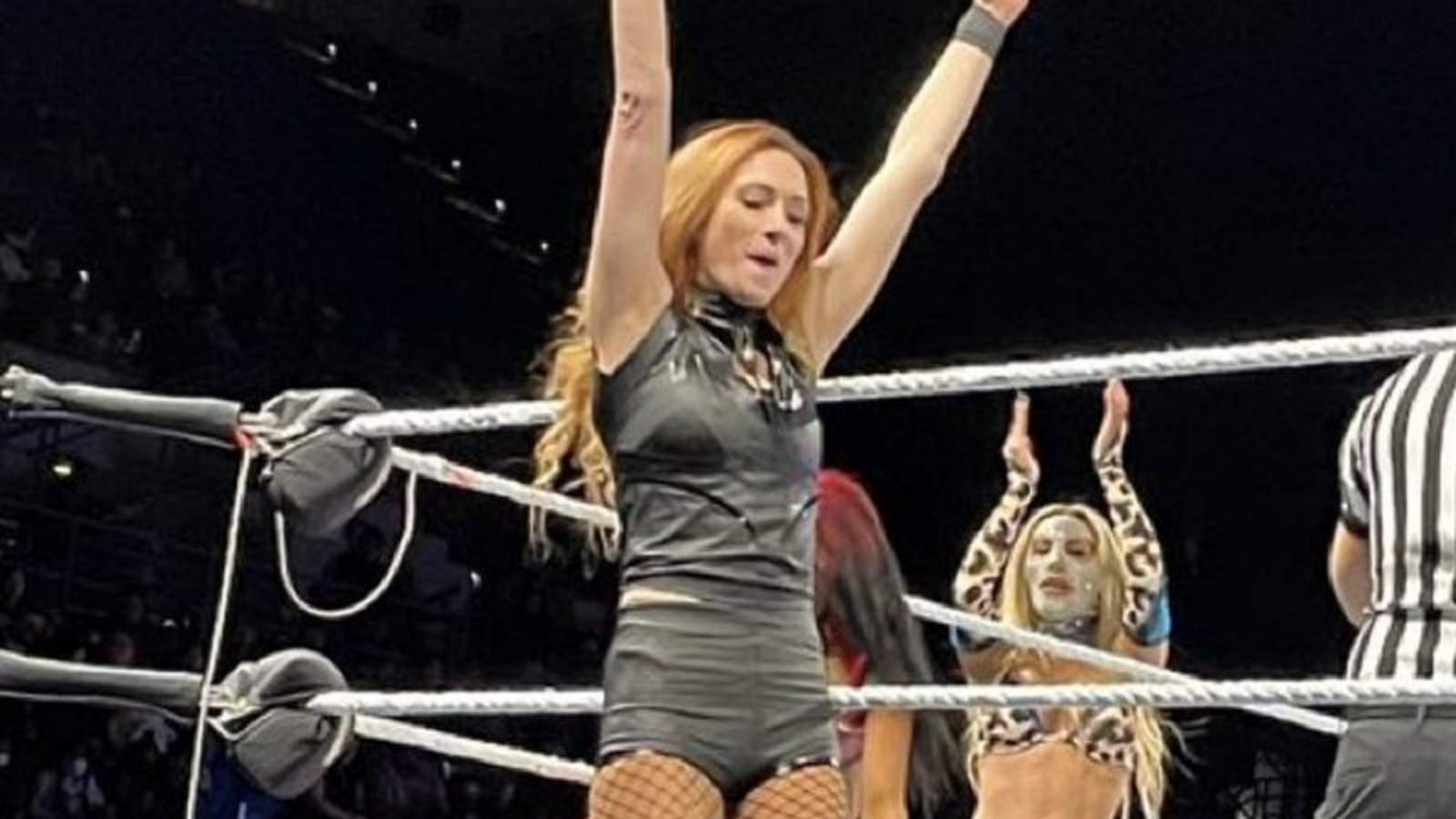 “SHE’S BACK” Raw Women’s Champion Becky Lynch returns to action in a WWE Live event