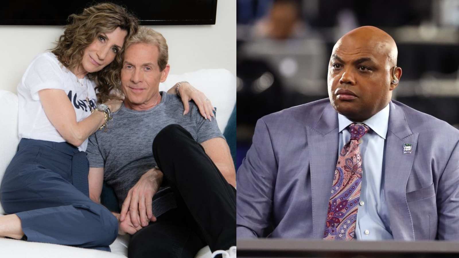 “Pure Evil” Charles Barkley called “Depraved” by Skip Bayless’ wife for threatening to kill her husband