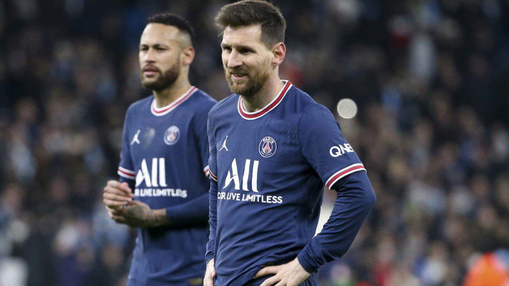 Lionel Messi and Neymar at PSG