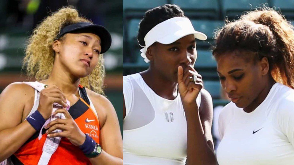 Naomi Osaka, Serena Williams and Venus Williams