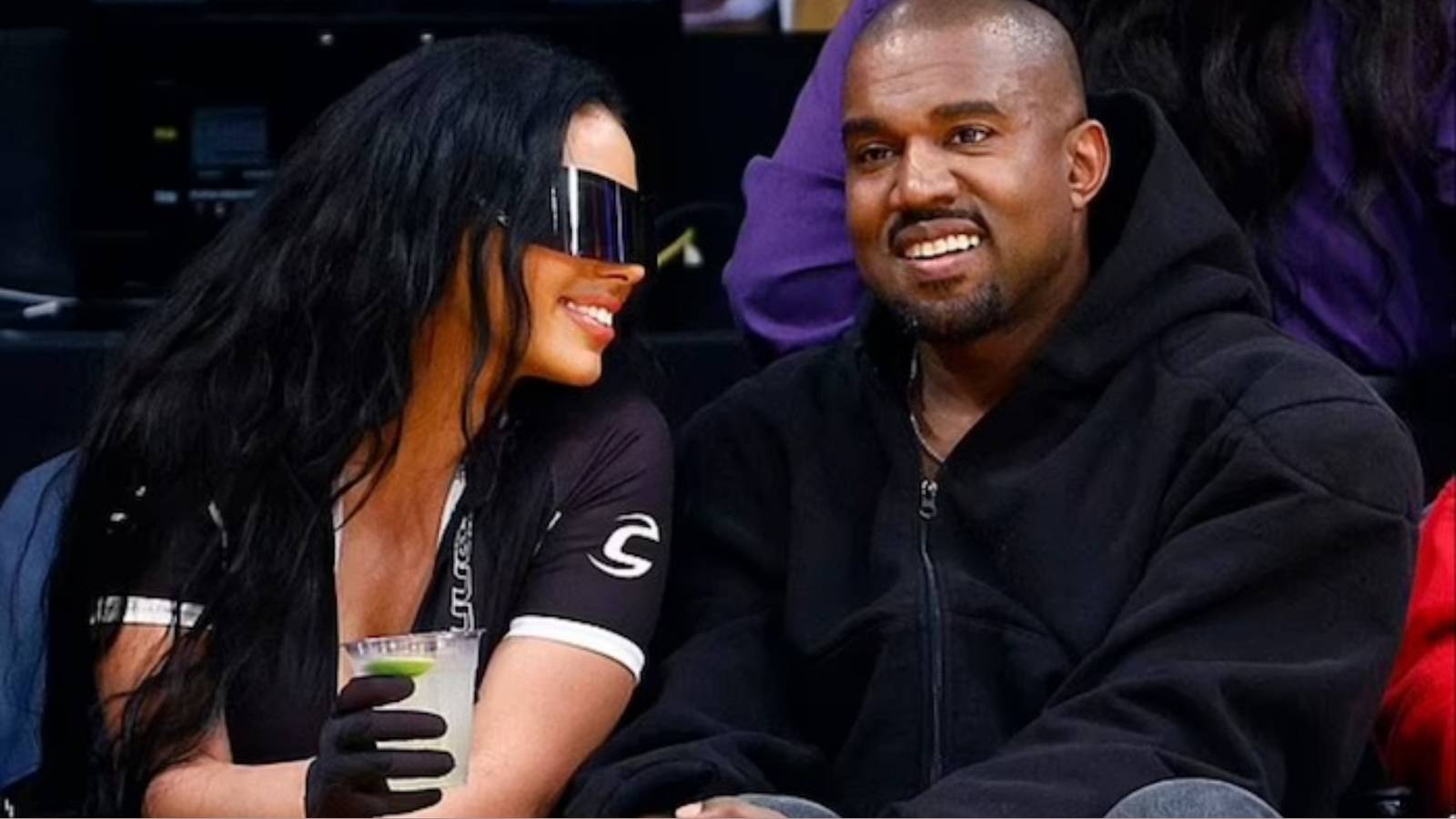 “Ye’s in the house!” Kanye West spotted courtside with bae Chaney Jones in Lakers’ game against the Wizards