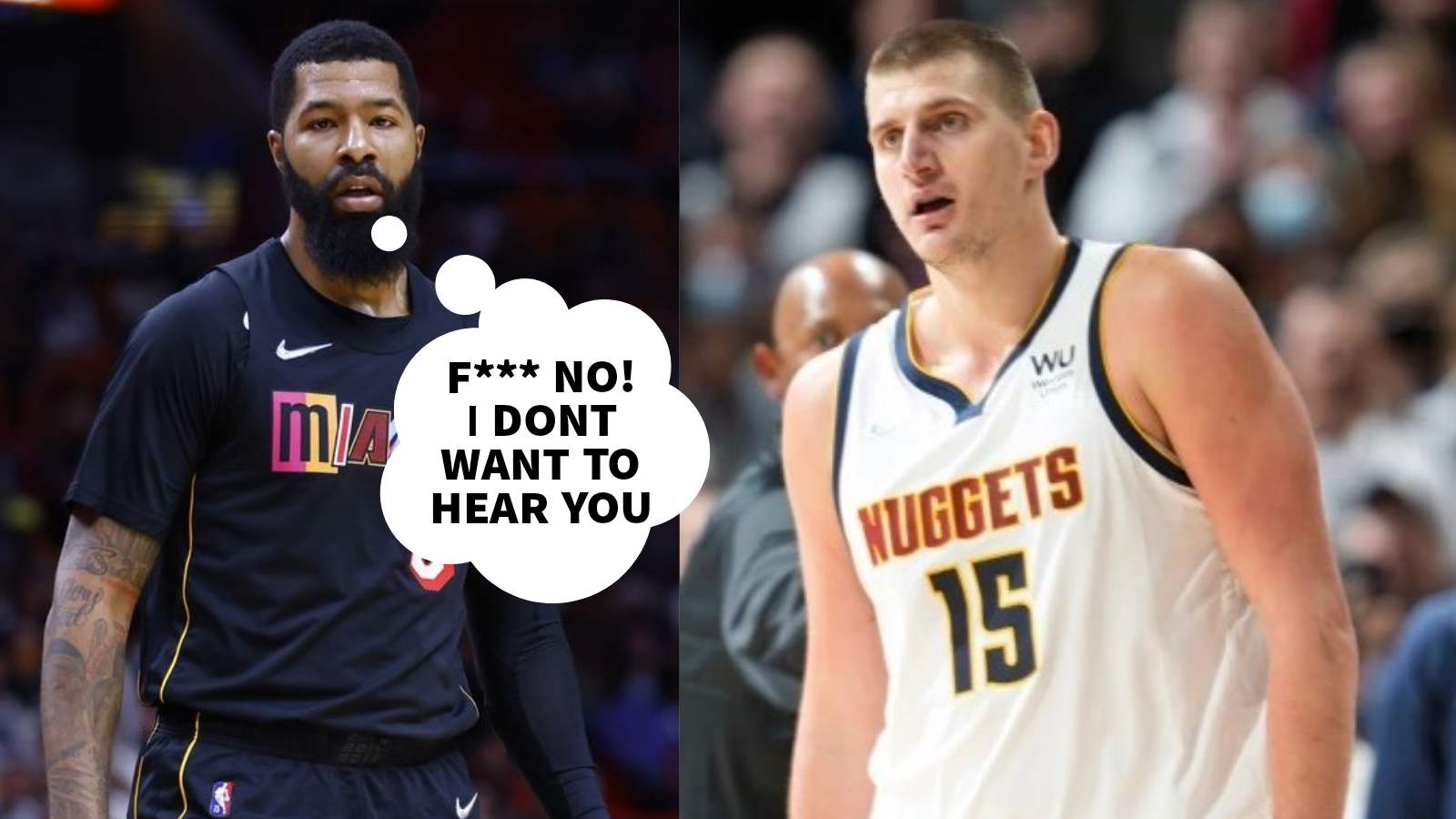 “F*** NO! I don’t want to hear from him” Markieff Morris Morris claims that Nikola Jokić didn’t reach out to him after their altercation