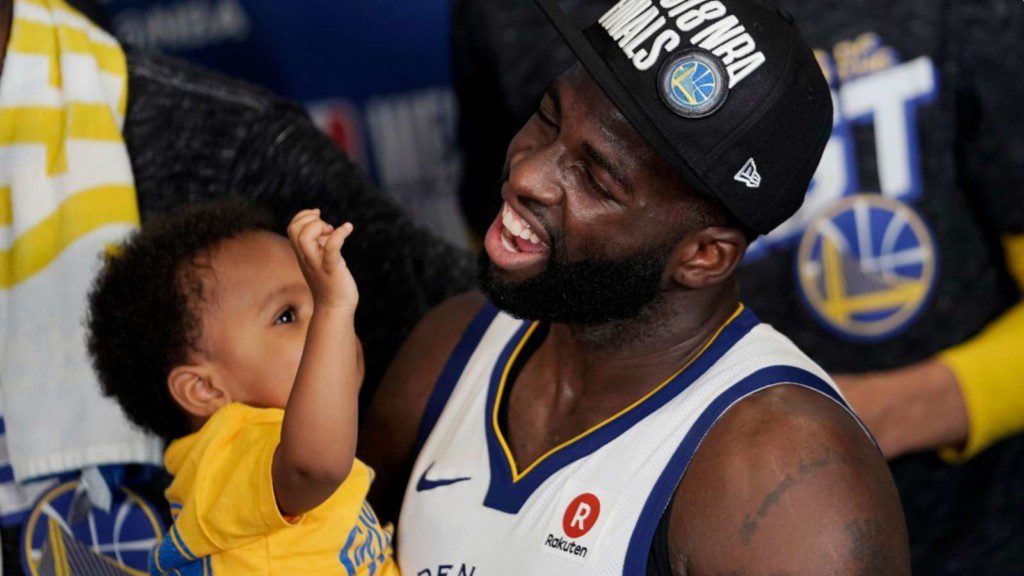 Draymond Green with son Draymond Jr