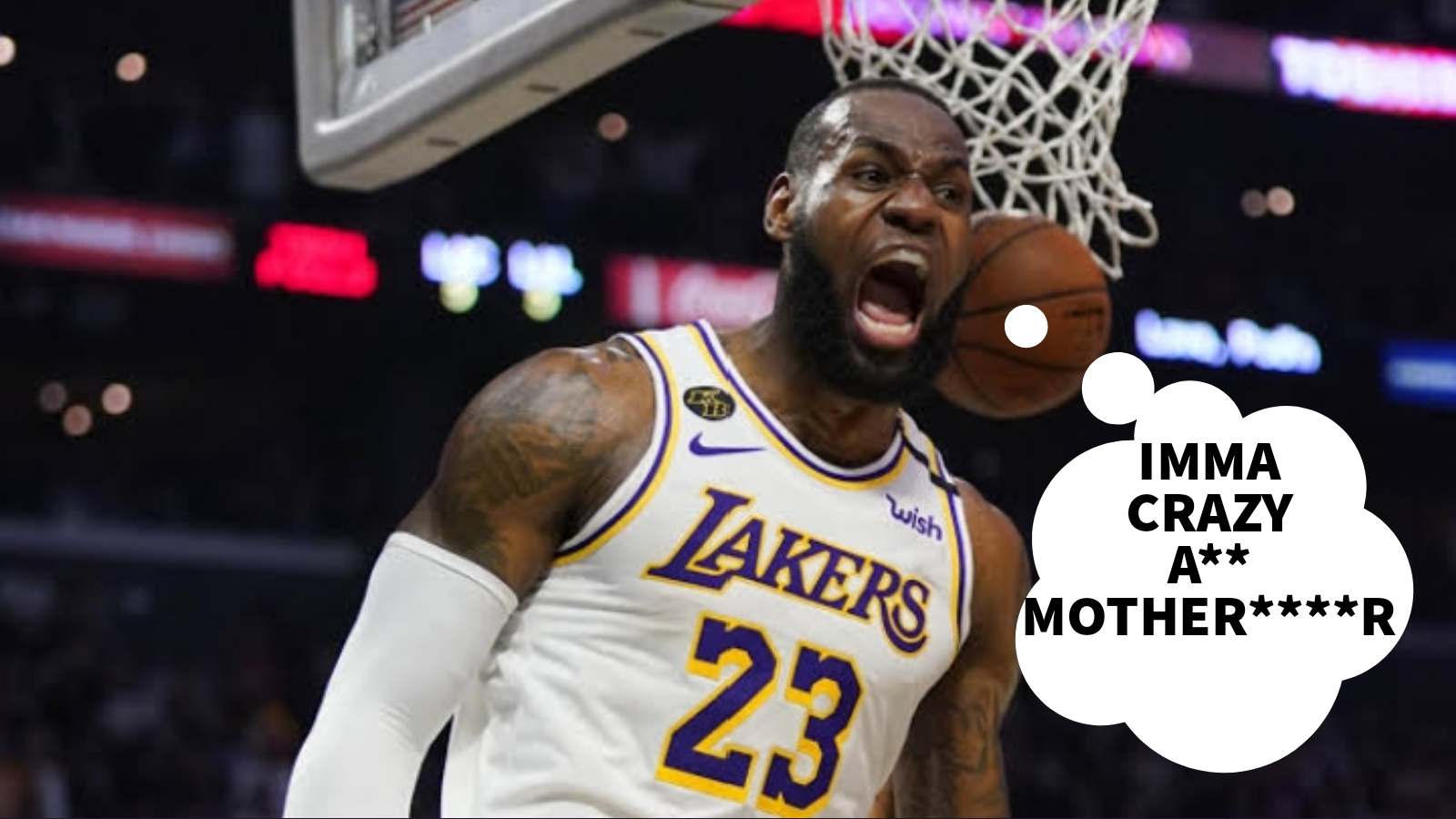 “Imma crazy a** motherf***r” LeBron James goes bonkers after dropping yet another 50-point massacre to ensure Lakers victory over Wizards