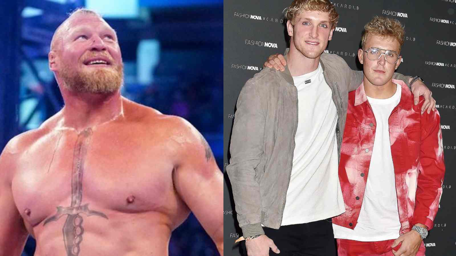 “I is crazy” Jake Paul responds to Brock Lesnar’s comments on him and Logan Paul