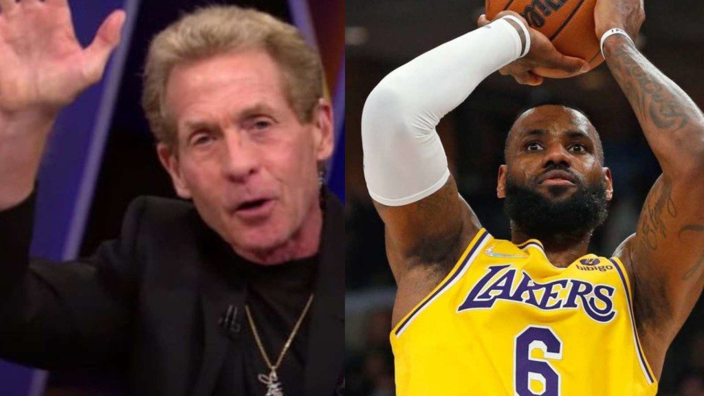 Skip Bayless and LeBron James