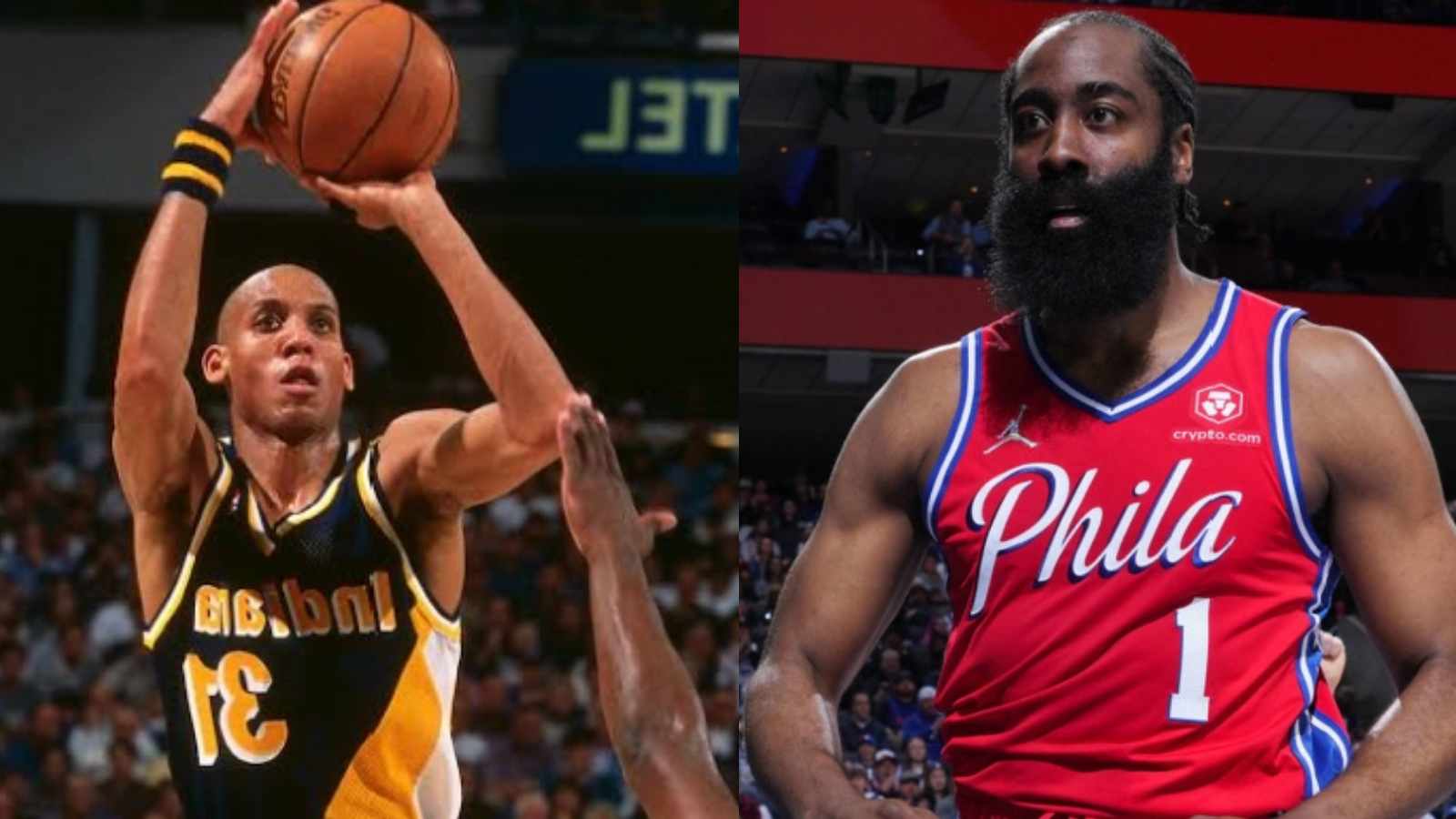 “That’s some real sportsmanship”: Fans react to Reggie Miller showing love to James Harden as he passes him for 3rd All-Time three-pointers made