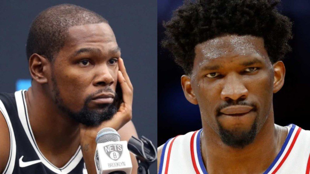 Kevin Durant and Joel Embiid