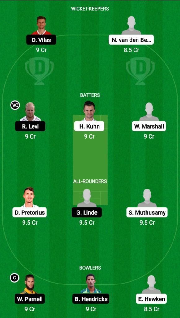 Dream 11 Fantasy Team 1 For NWD VS WEP