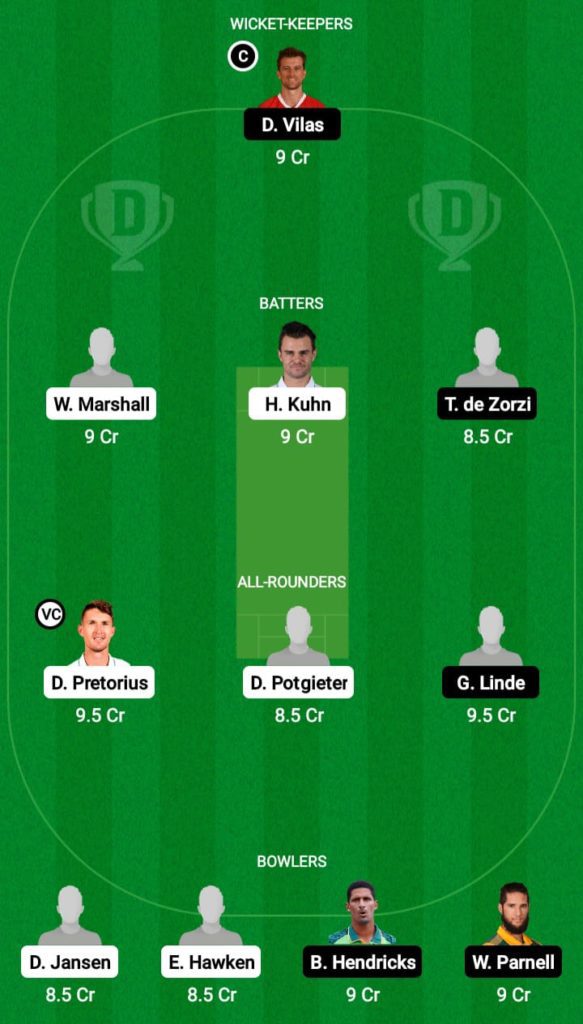 Dream 11 Fantasy Team 2 For NWD VS WEP