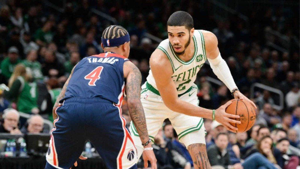 Isaiah Thomas and Jayson Tatum