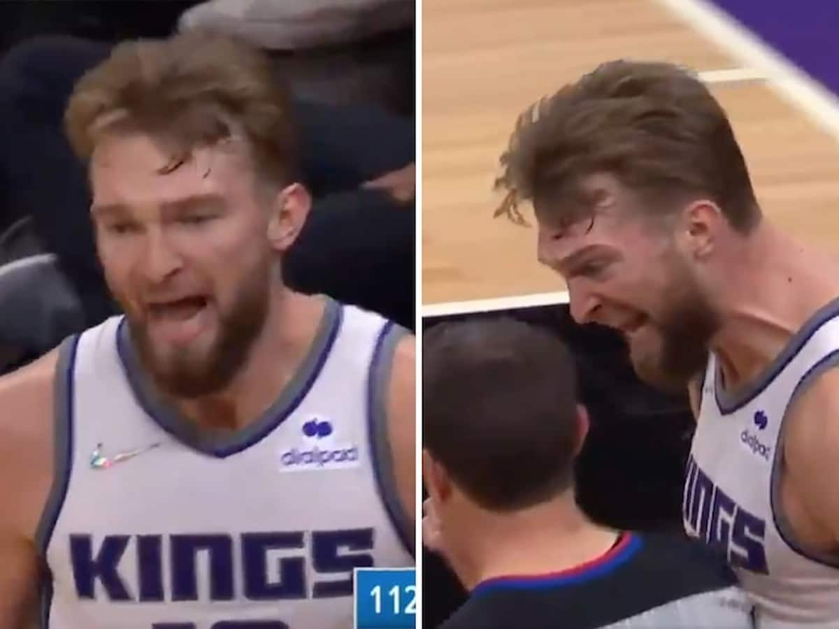 Kings star Domantas Sabonis suspended by NBA for bumping referee 