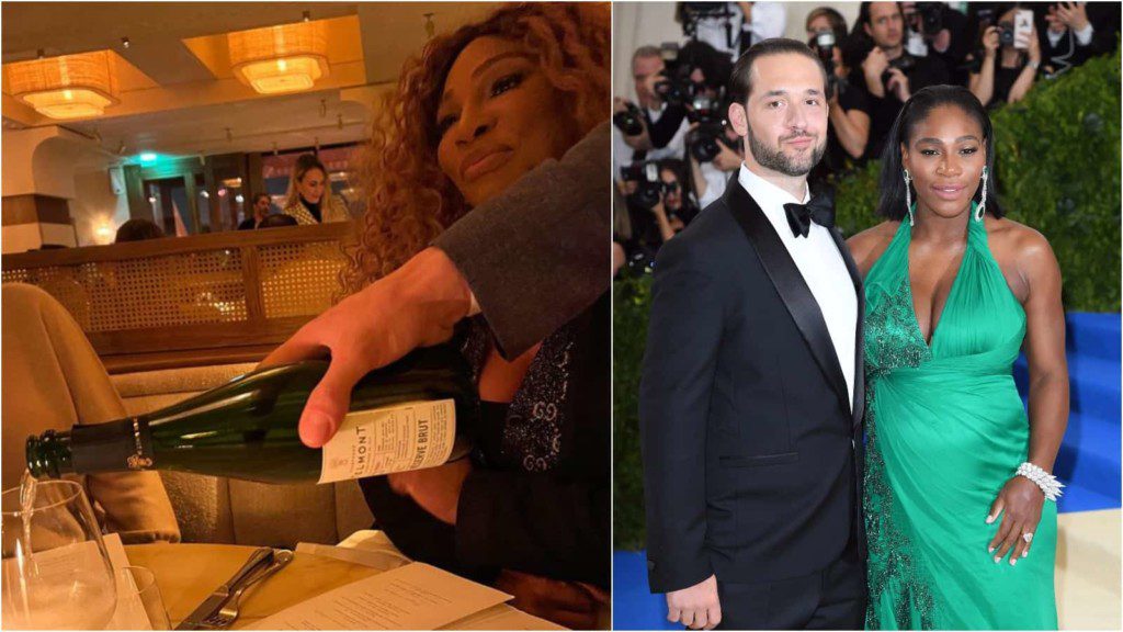 Serena Williams and Alexis Ohanian