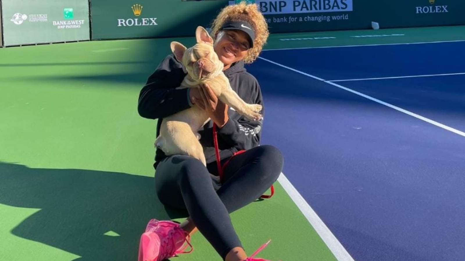 “Butta says hi” Naomi Osaka shares an extremely adorable picture with her pet Butta ahead of Indian Wells 2022