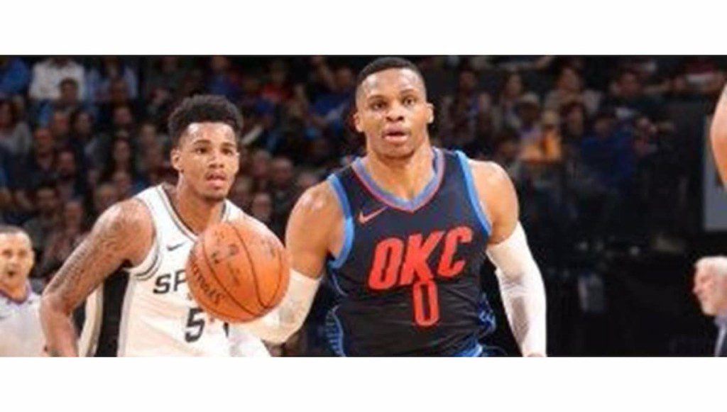 Dejounte Murray and Russell Westbrook