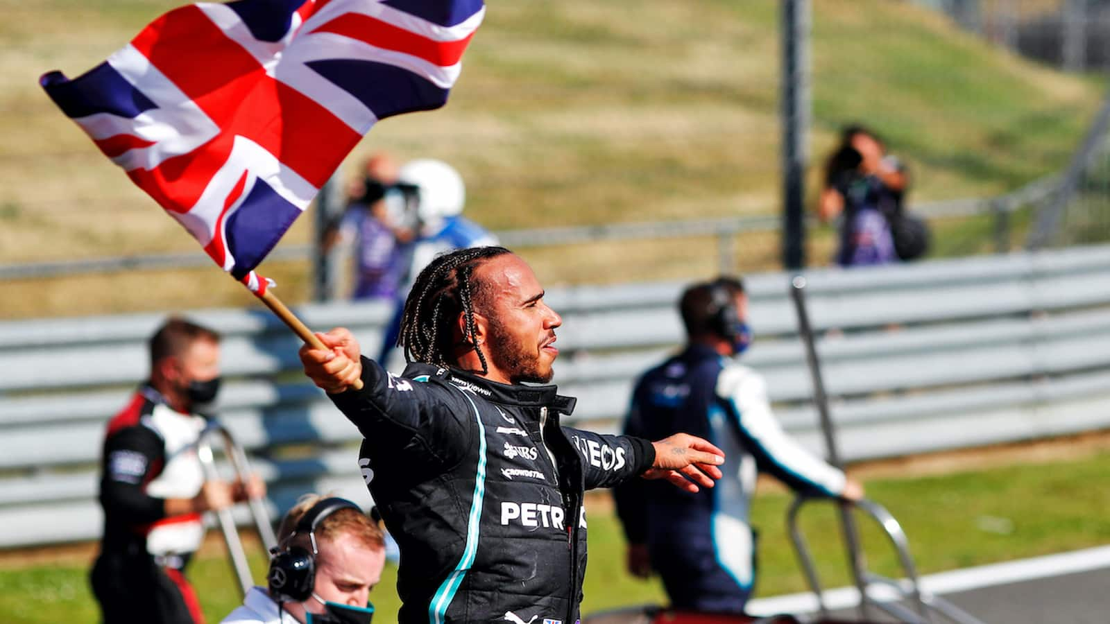 Lewis Hamilton at Silverstone 2021