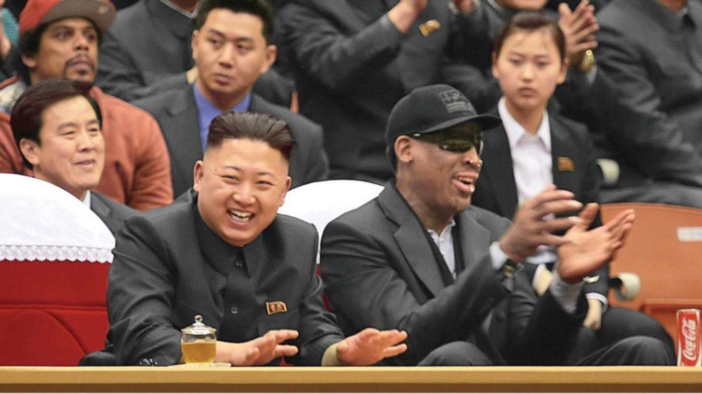 Dennis Rodman and Kim Jong Un