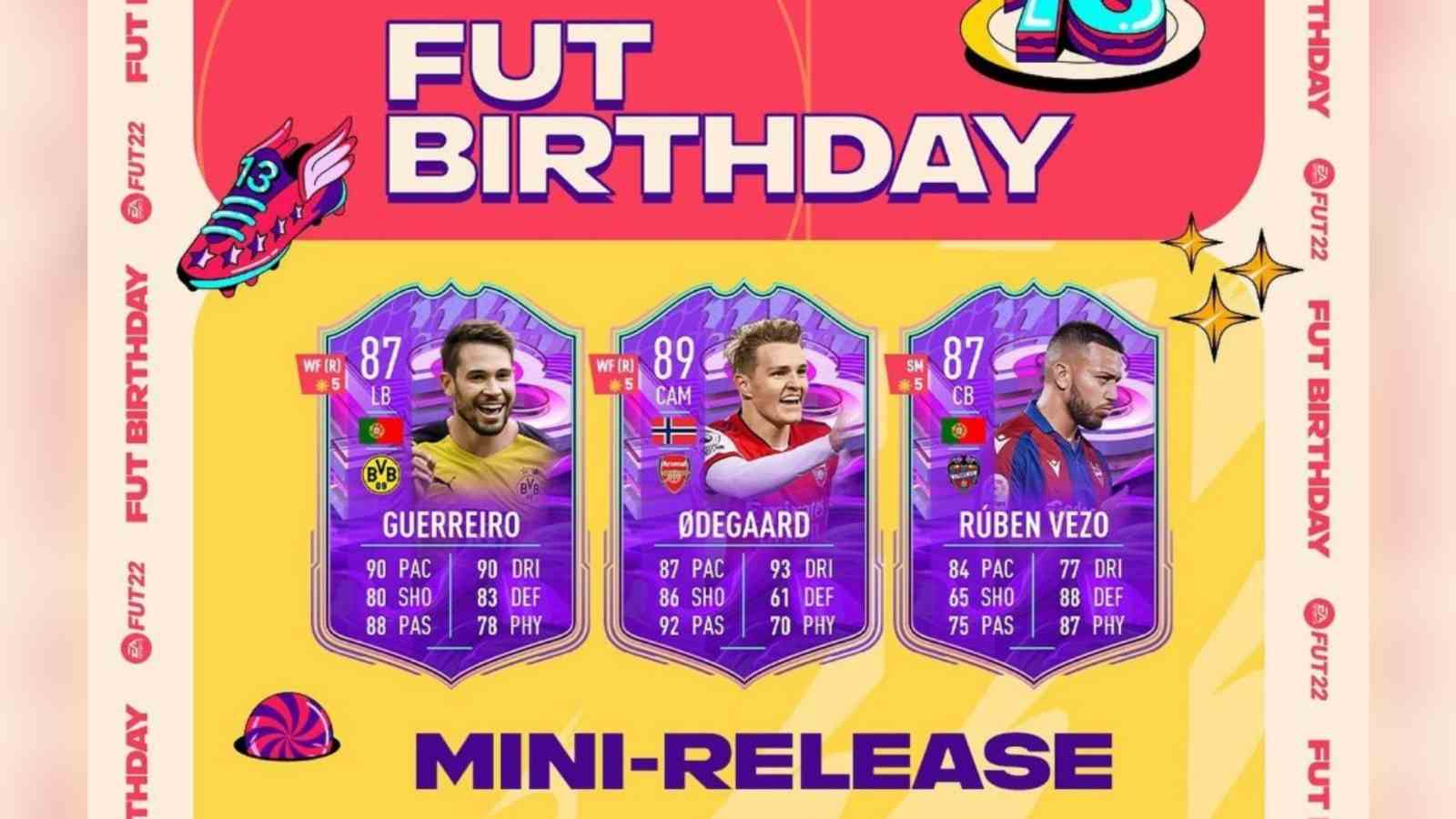 FIFA 22 FUT Birthday Mini Release 1: Full list of players revealed!