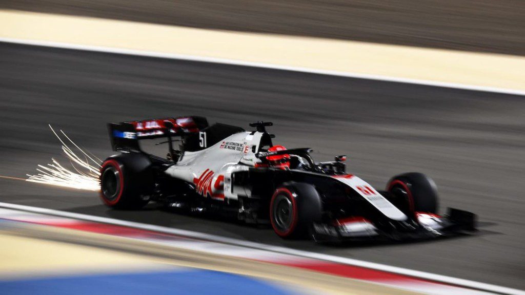 Pietro Fittipaldi's Haas in action