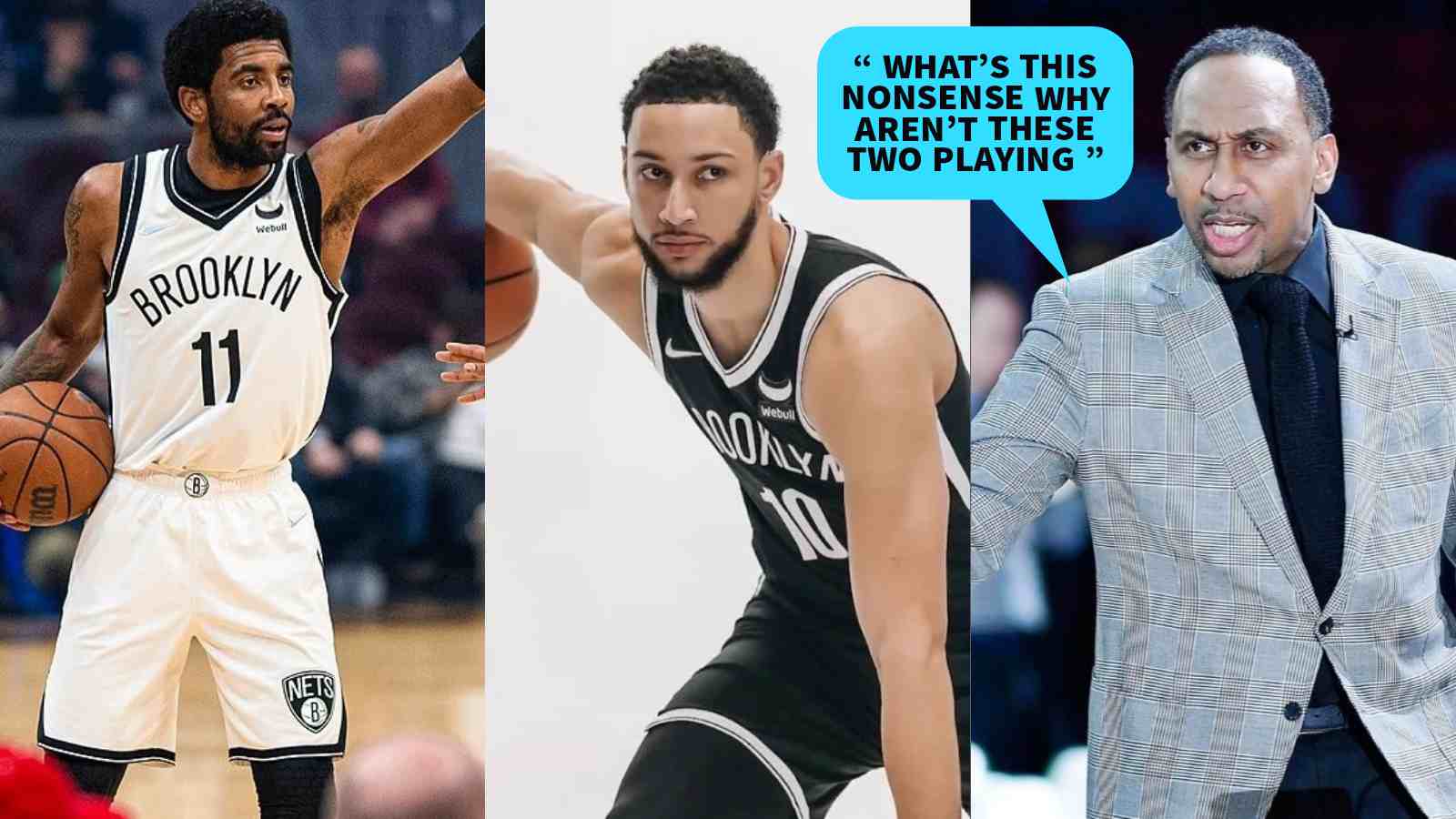 “At the end of the day, Kevin Durant is left holding the bag alone” Stephen A. Smith disappointed by the ‘nonsense’ surrounding Nets, Irving and Simmons