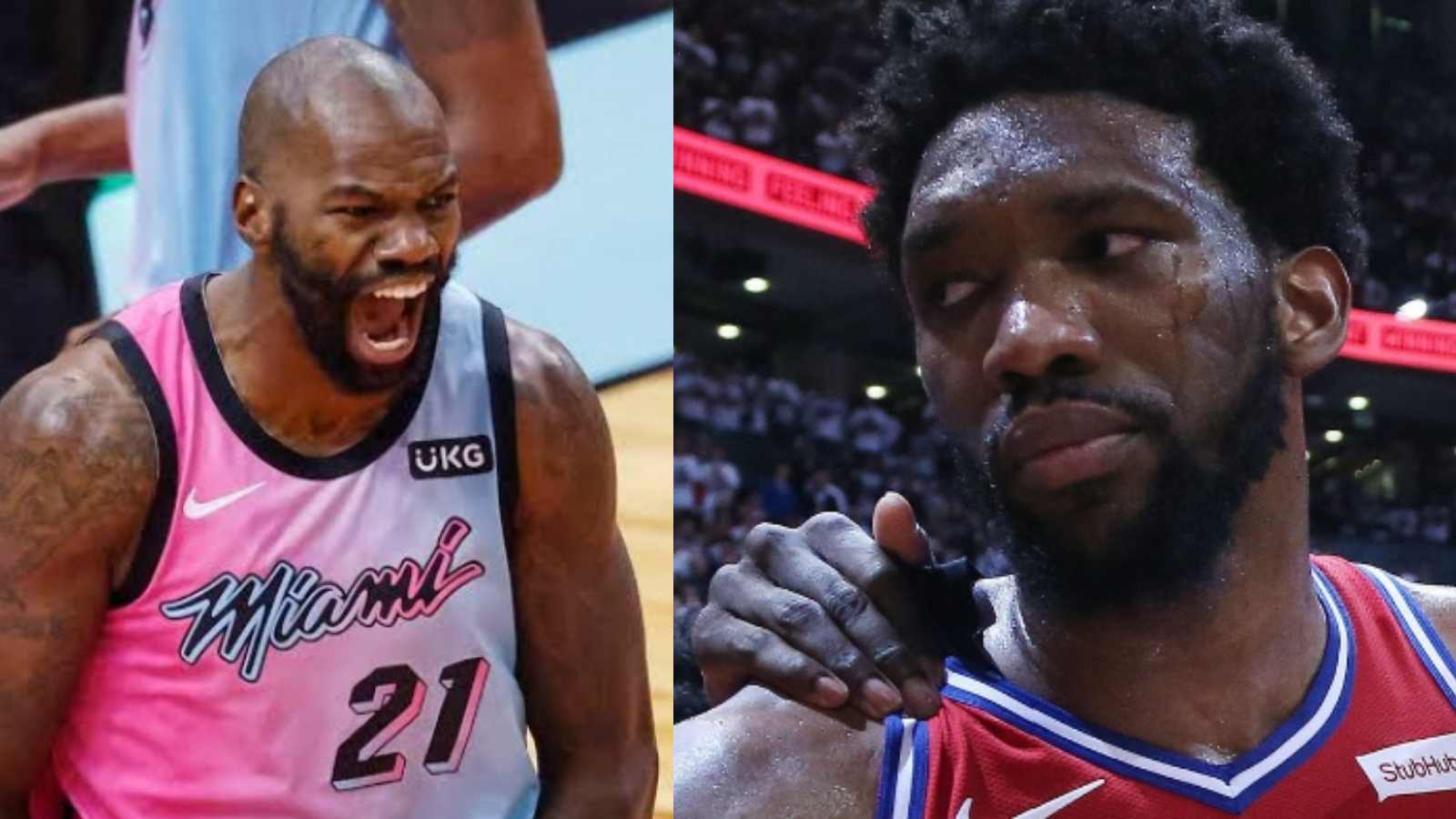 “The James Harden effect”: NBA Fans troll Joel Embiid after producing yet another Shaqtin a fool moment against top-seeded Heat