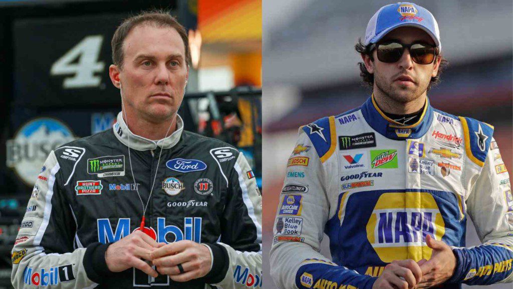 Kevin Harvick and Chase Elliott 