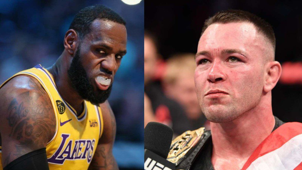 Lebron James and Colby Covington