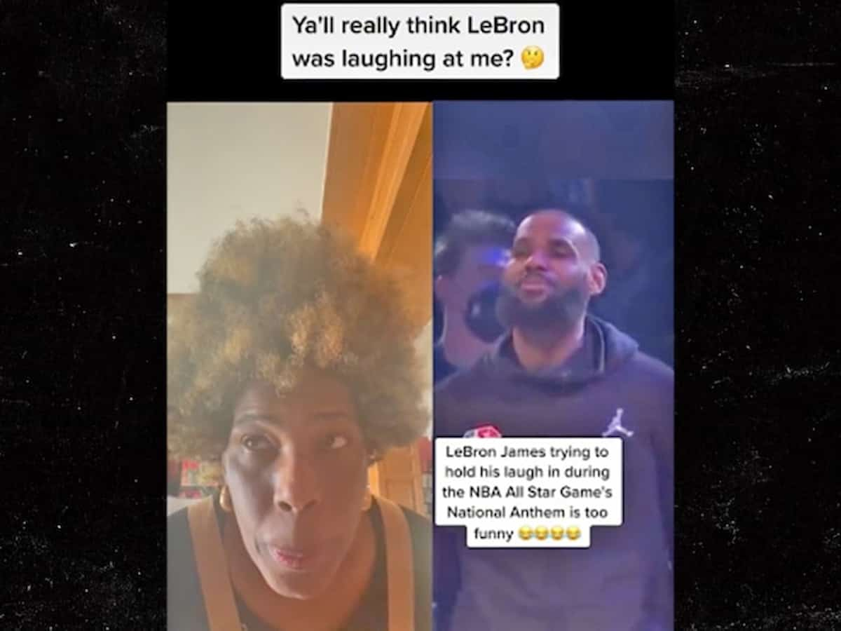 “I heard he wasn’t laughing at me” Macy Gray not sure if LeBron James was laughing at her during All-Star Game National Anthem performance 