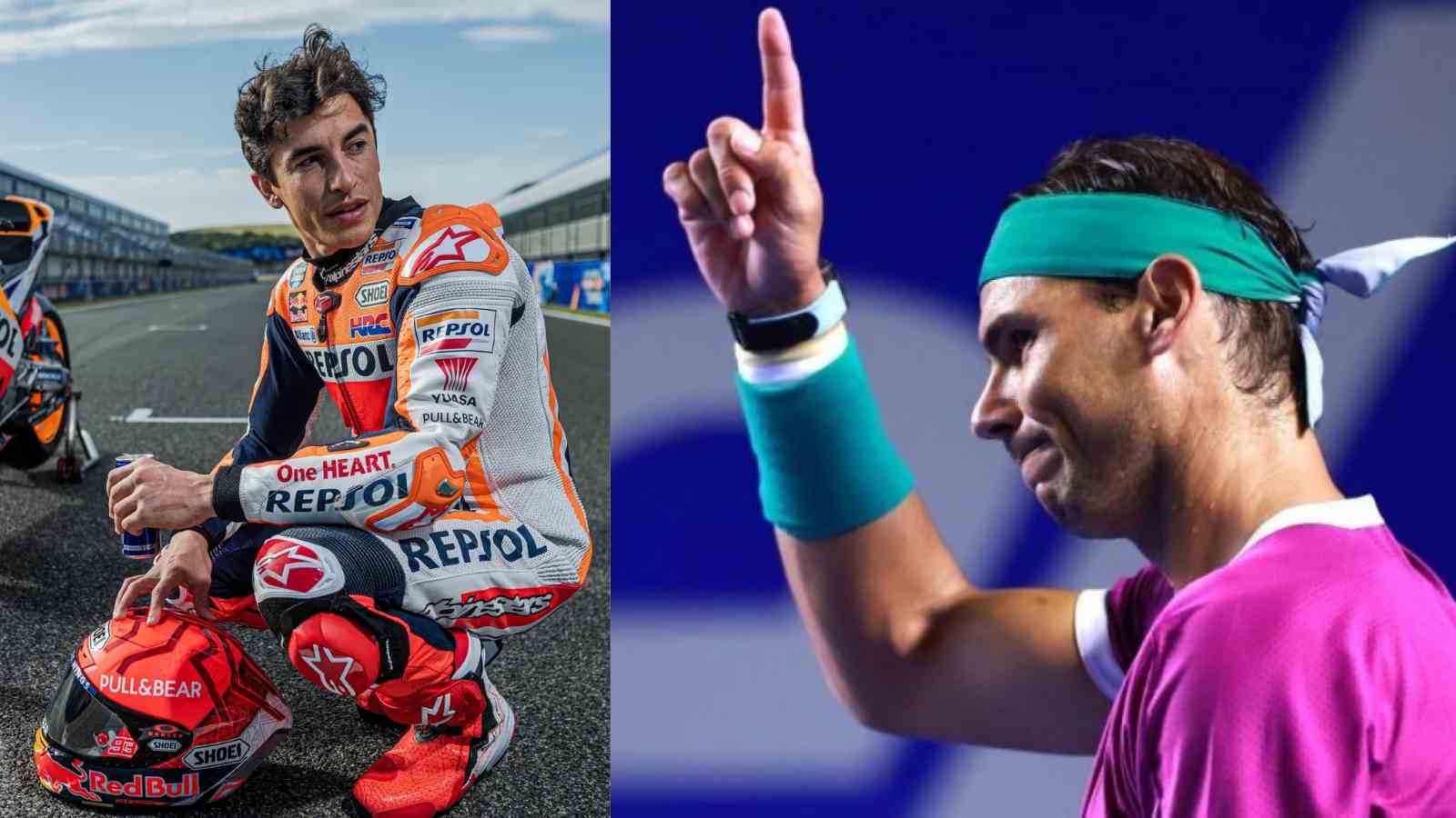 ‘One legend to another,’ Rafael Nadal roots for MotoGP Champ Marc Márquez