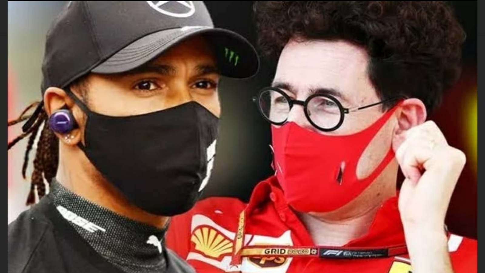 Ferrari boss Mattia Binotto throws out Lewis Hamilton’s claims and laughingly admits ‘Mercedes are in pole position’