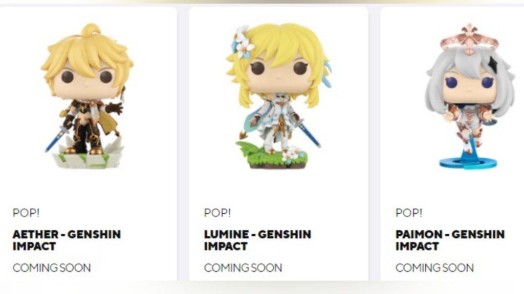 Genshin Impact Funko Pops of Traveler and Paimon unveiled