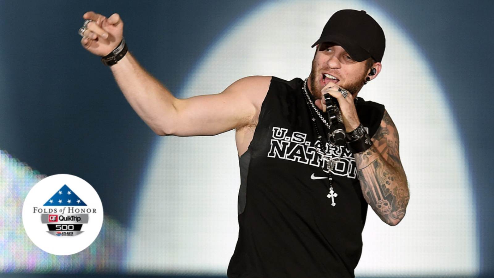 ‘I can’t wait to kick things off at my home track,’ Brantley Gilbert set to be Grand Marshal for NASCAR Folds of Honor QuikTrip 500, Atlanta