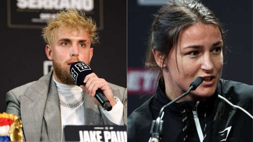 Katie Taylor and Jake Paul