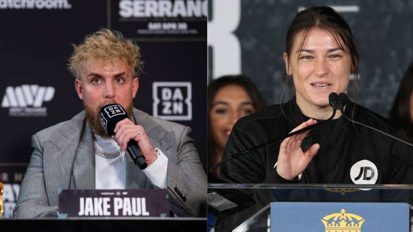 “Come down to 126”- Jake Paul  calls upon Katie Taylor to offer Amanda Serrano a fight at her weight class