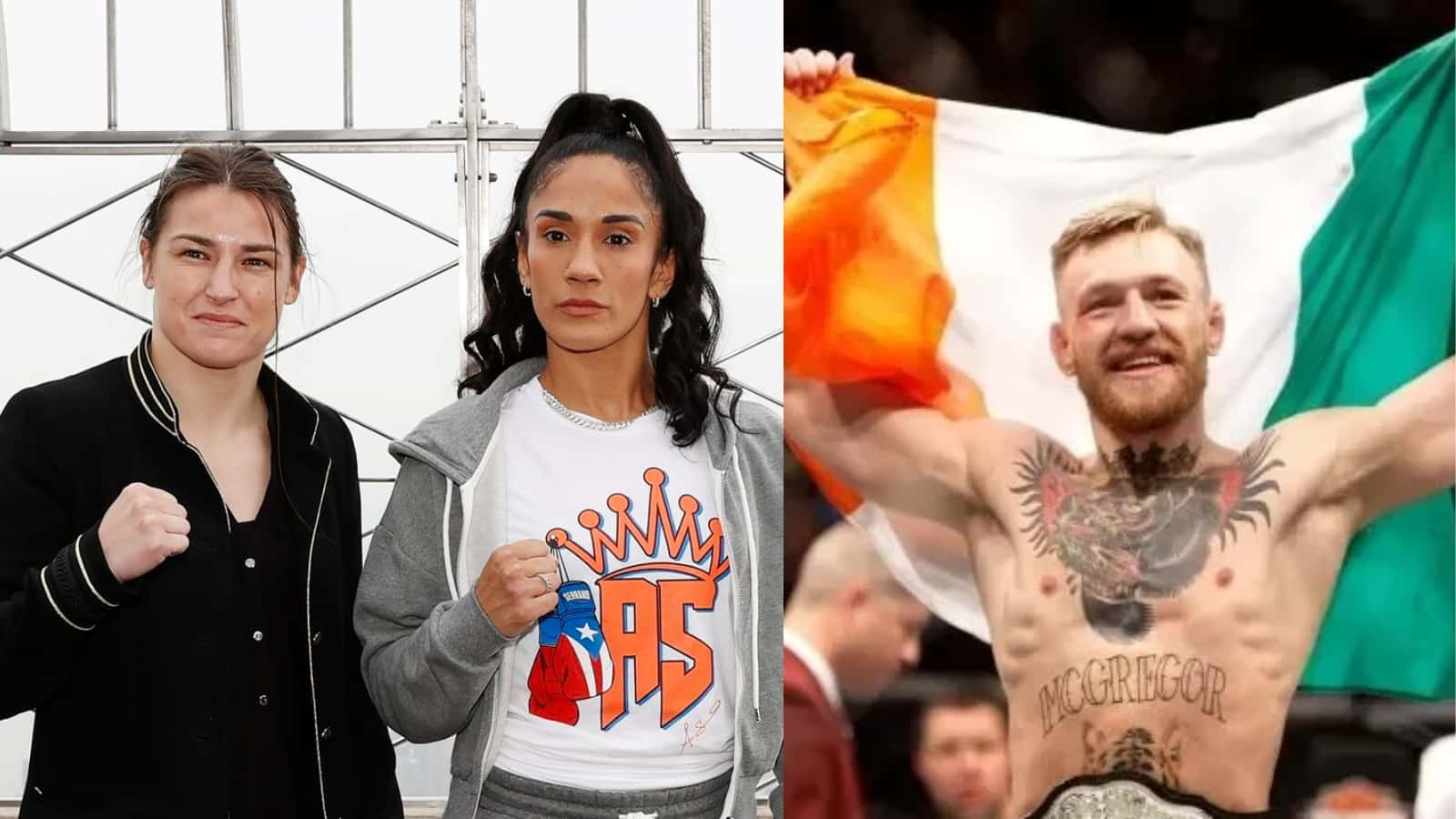 “With you all the way” – Conor McGregor lends support to Katie Taylor ahead of historic fight against Amanda Serrano