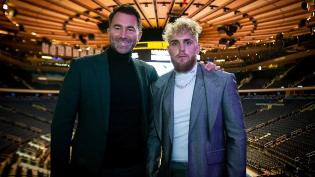 Jake Paul and Eddie Hearn