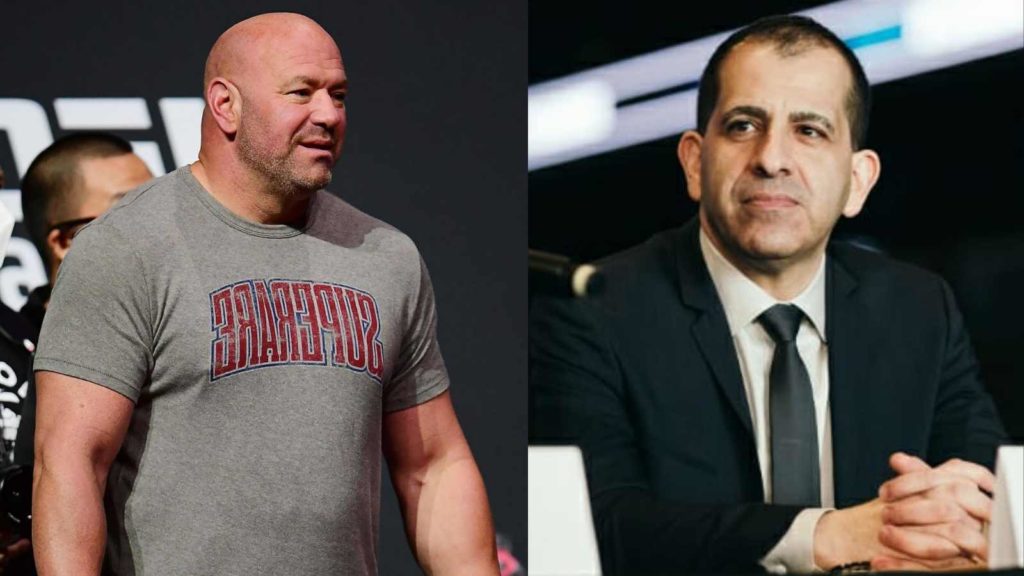 Dana White and Stephen Espinoza