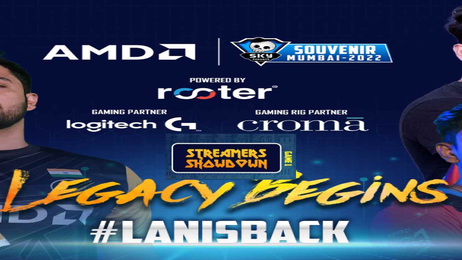 AMD Skyesports Souvenir Valorant LAN Championship: Streamer Showdown Participant Names