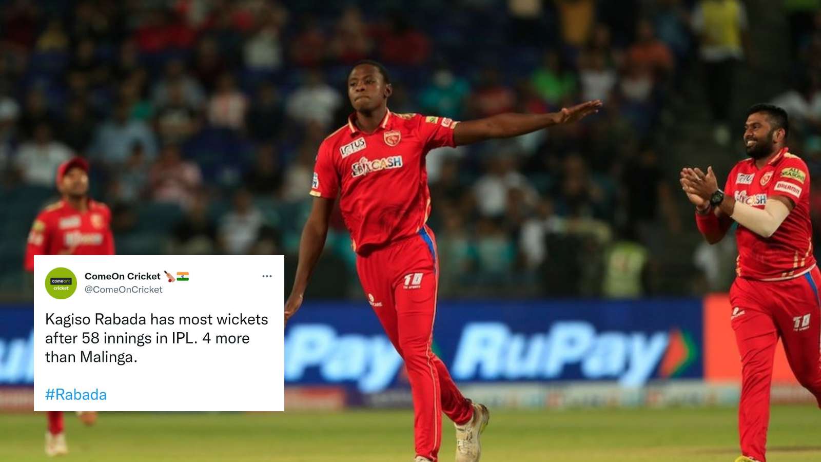 “What a spell!”- Twitter reacts as LSG’s batting line-up fail to stand up after Rabada’s 4-wicket haul