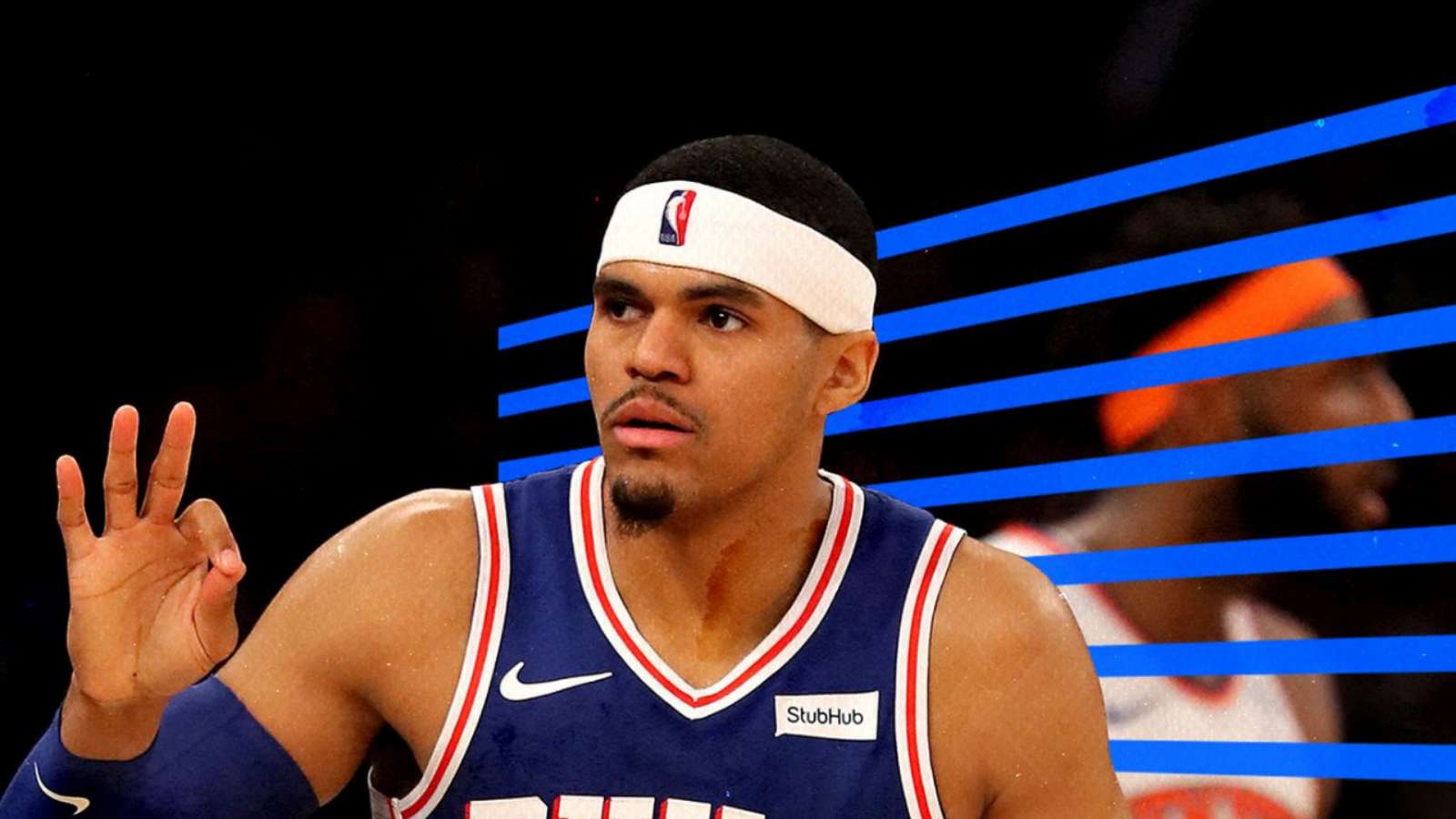 “Need evidence that she is free and safe” Tobias Harris inquires a fan that locked up his grandma in a cage until the Sixers close out the Raptors