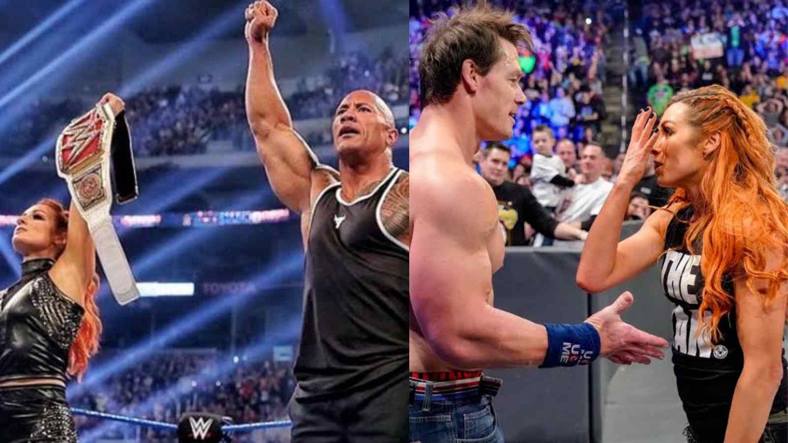 “So generous”- Becky Lynch reveals how John Cena and The Rock helps her Hollywood career