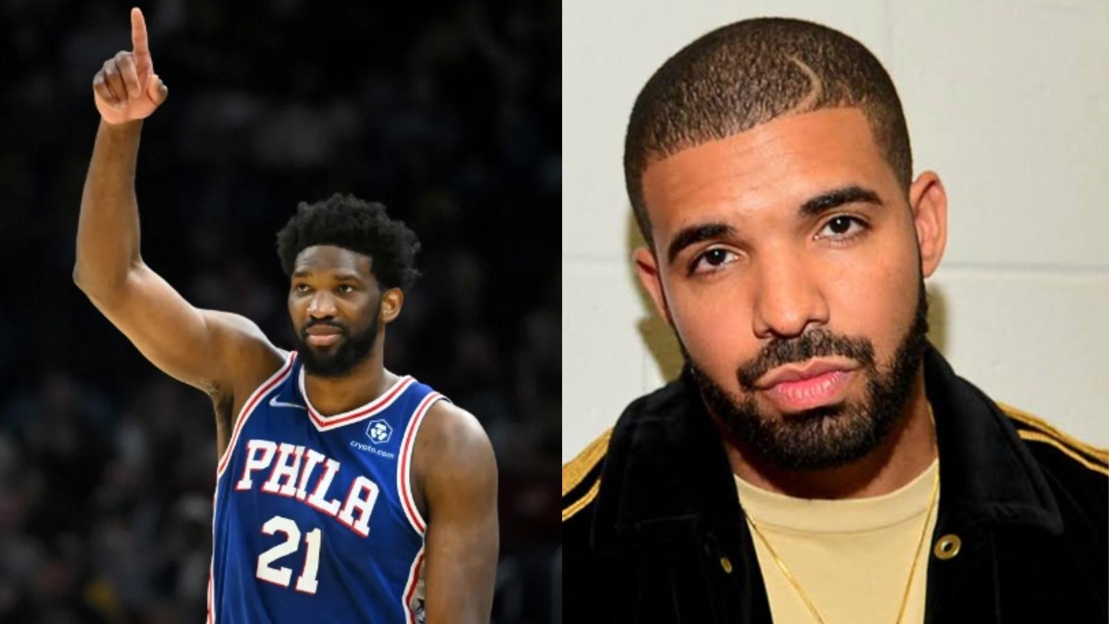 “Miami Heat is going to clean sweep 76ers” Drake trash-talks Joel Embiid as Sixers brutally thump Raptors in Game 6